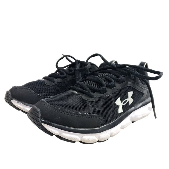 Under Armour Womens Size 7.5 Charged Deluxe Foam Athletic Shoes Black White - Picture 2 of 9